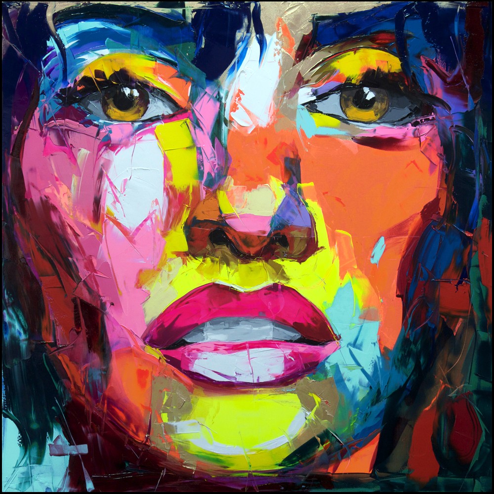 Francoise Nielly Portrait Palette Painting Expression Face161